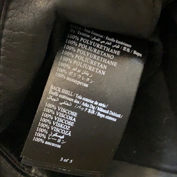 Bebe Crop Black Leather Jacket - Picture 7 of 7